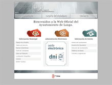 Tablet Screenshot of langa.es